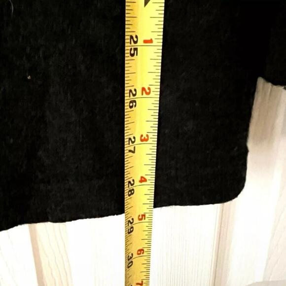 Anthropologie Moth Anouk Sweater Coat Sz Small faux fur lined long coat - Picture 5 of 8